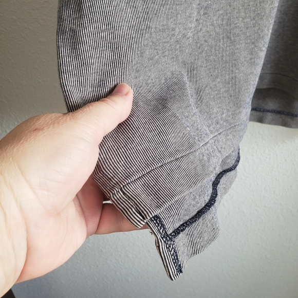 #Disney World Polo Shirt Pinstripe stretch cotton# - Picture 7 of 11